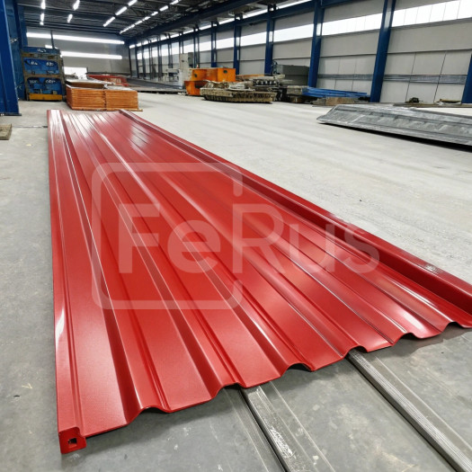Профнастил С10 полиэстер (Zn100-180) 0,3х1100х1200 мм, RAL 3009