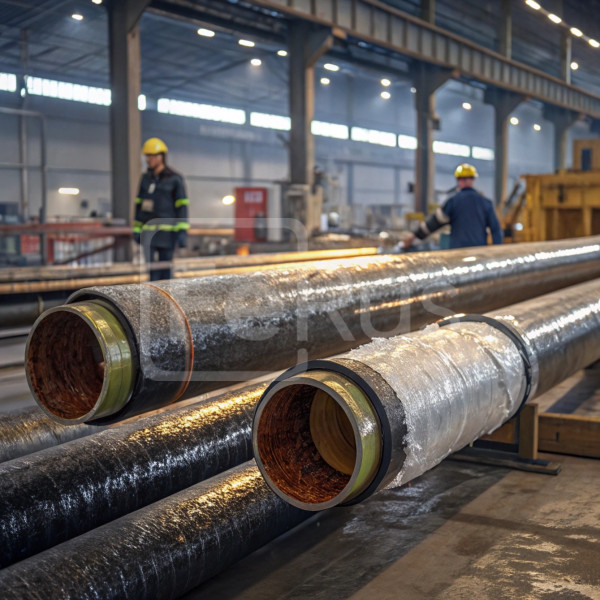 Производство труб в ППУ изоляции